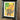 Mini Framed Cat Art Refrigerator Magnet: Pizza Cat