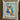 Mini Framed Cat Art Refrigerator Magnet: Bird Cat