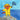 Water color painting of an orange cat dressed in a bright yellow sou'wester, standing on a rock at the beach with a fishing net!
